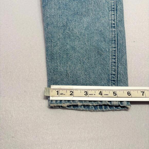 Two-Tone 90s Mom Jeans Blue Size 4 Vintage Style - Picture 6 of 8